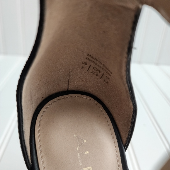 ALDO Black Metallic Heel - Size 7 - Picture 4 of 15